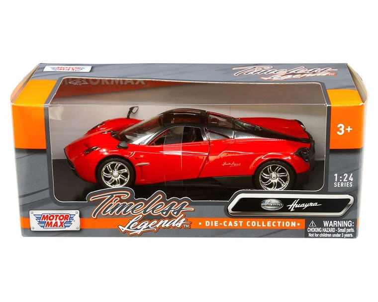 Motormax 1:24 Pagani Huayra (red) Timeless Legends- Diecast