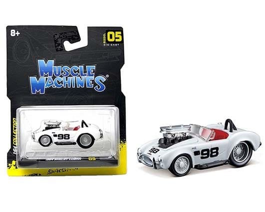 Muscle Machines 1:64 1964 Shelby Cobra #98- Diecast