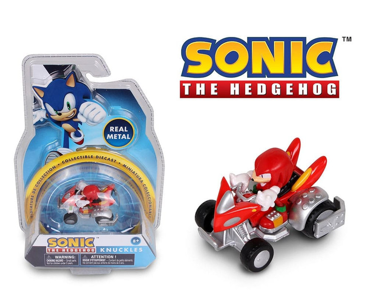 Nkok 1:64 Sonic The Hedgehog Knuckles Reddie-cast- Diecast