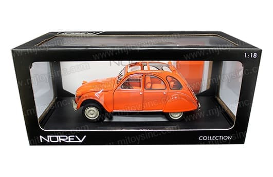 Norev 1:18 1975 Citroen 2cv 6 (orange)- Diecast
