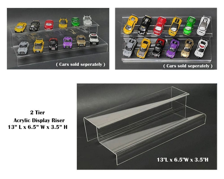 Acrylic Display Riser 2 Tier- Diecast