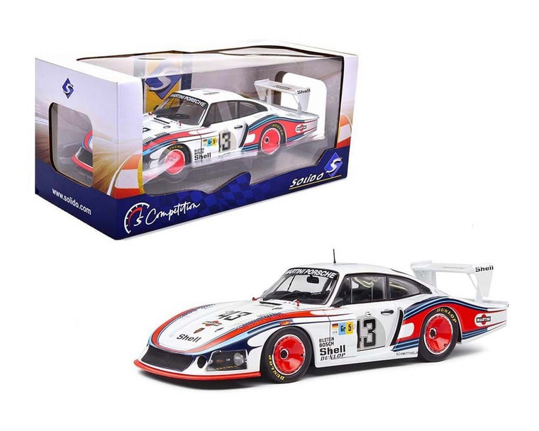 Solido 1:18 1978 Porsche 935 Moby Dick #43 24 Hours Le Mans- Diecast