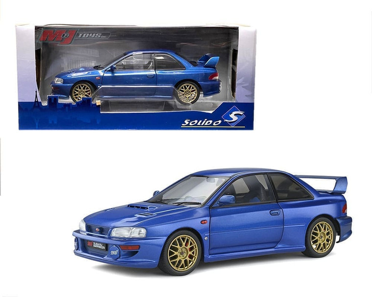 Solido 1:18 1998 Subaru Impreza 22b Sti Version (blue)- Diecast