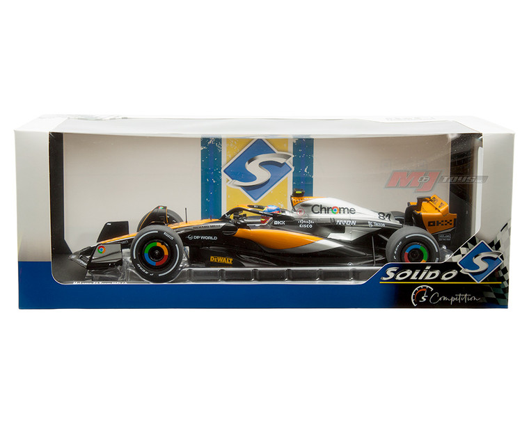 Solido 1:18 Mclaren F1 Team Mcl60 Great Britain Gp 2023 #81 E.piastri Competition Series- Diecast