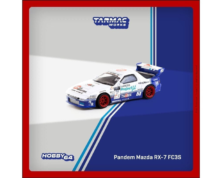 Tarmac Works 1:64 Pandem Mazda Rx-7 Fc3s Drift Hobby64- Diecast