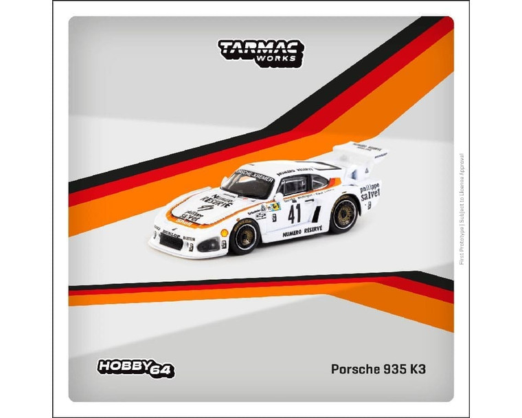 Tarmac Works 1:64 Porsche 935 K3 24h Of Le Mans 1979 Winner K. Ludwig / D. Whittington / B. Whittington- Diecast