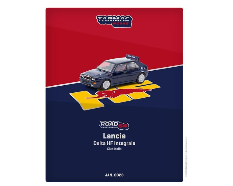 Tarmac Works 1:64 Lancia Delta Hf Integrale Club Italia Road64- Diecast