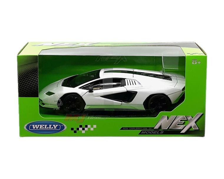 Welly 1:24 Lamborghini Countach Lpi 800-4 White- Diecast