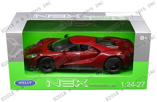 Welly 1:24 Window Box 2017 Ford Gt (red)- Diecast