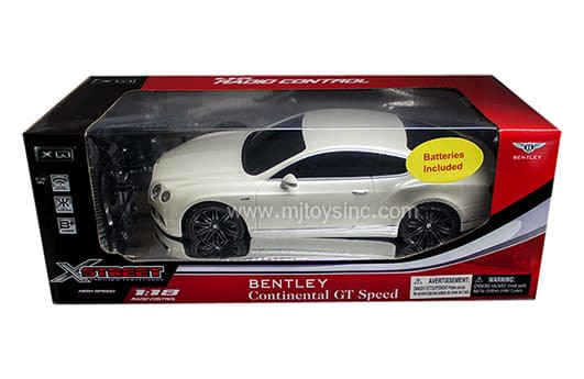 Xq 1:18 Radio Control Bentley Continental Gt Speed- Ready To Run- Diecast