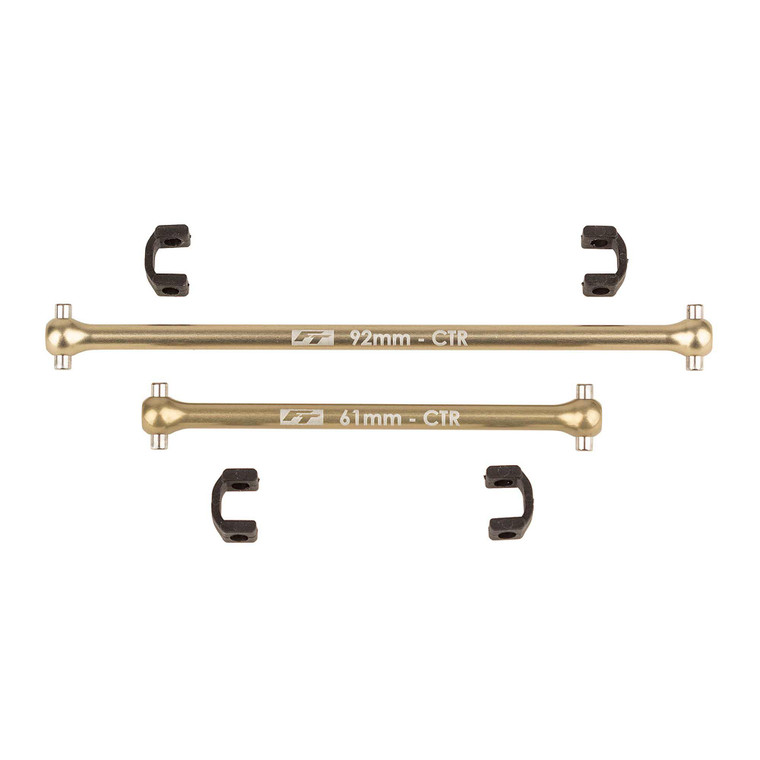 Team Associated - RC10B74.2 FT Center Dogbone Set, aluminum - 92373