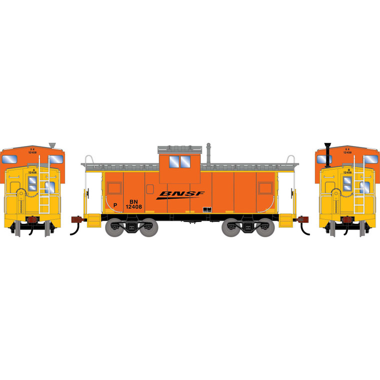 Athearn - HO ATH Wide-Vision Caboose, BNSF #12408 - -2435 Athearn - HO ATH Wide-Vision Caboose, BNSF #12408 - -2435