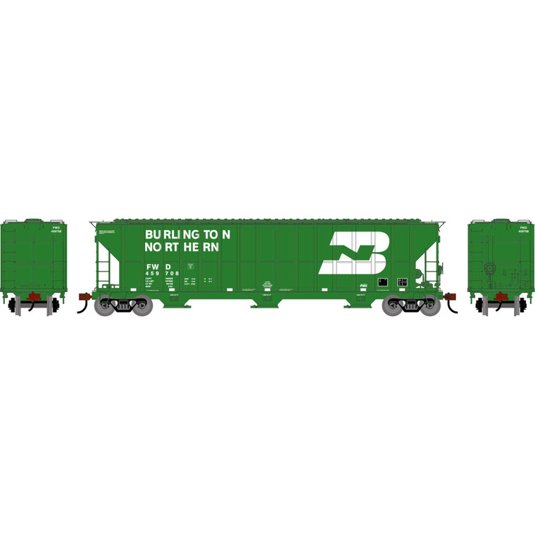 Athearn - HO ATH FMC 4700 Covered Hopper, FWD #459708 - -2480 Athearn - HO ATH FMC 4700 Covered Hopper, FWD #459708 - -2480