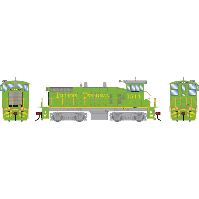 Athearn - HO ATH SW1500 Locomotive w/DCC & Sound, ITC #1514 - -2536
