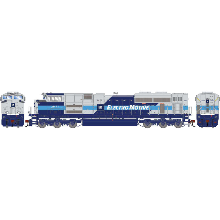 Athearn - HO GEN SD70ACE Locomotive, EMDX Demonstrator #GM71 - G-2084