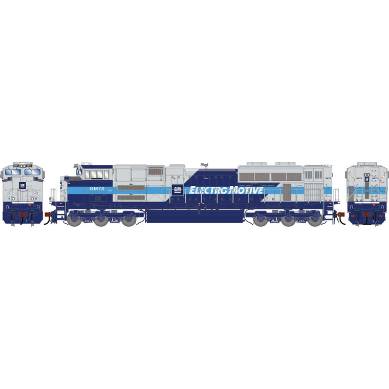 Athearn - HO GEN SD70ACE Locomotive w/DCC & Sound, EMDX Demonstrator #GM72 - G-2099