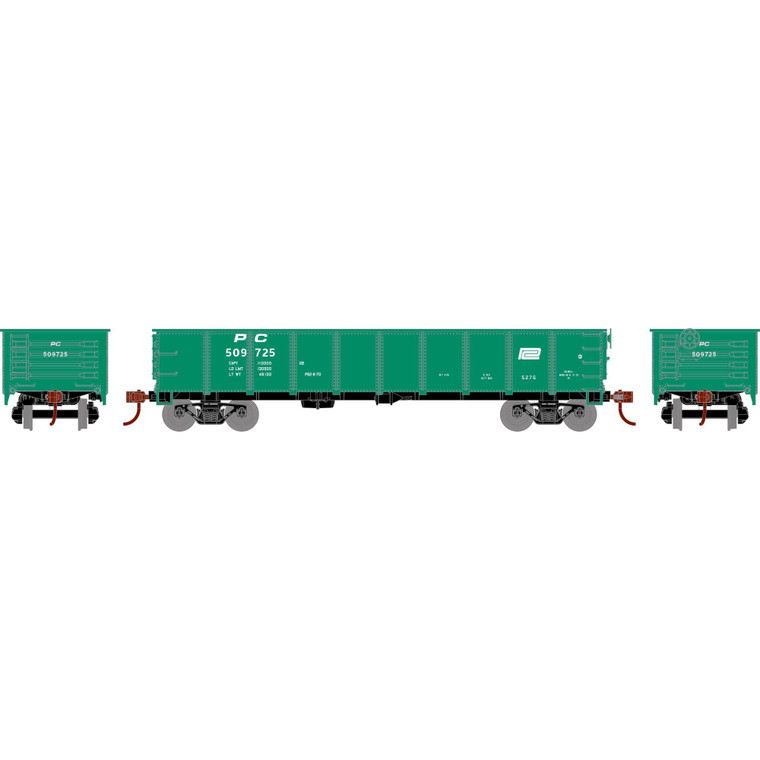 Roundhouse - HO RND 40' Gondola, PC #509725 - -2830 Roundhouse - HO RND 40' Gondola, PC #509725 - -2830