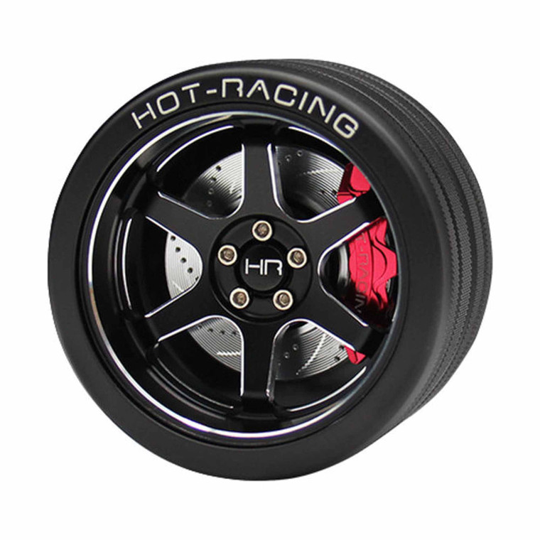 Hot Racing - Black TE37 6061 Steering Wheel NB4 - SW49TS01