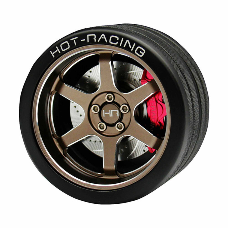 Hot Racing - Bronze TE37 6061 Steering Wheel NB4 - SW49TS24