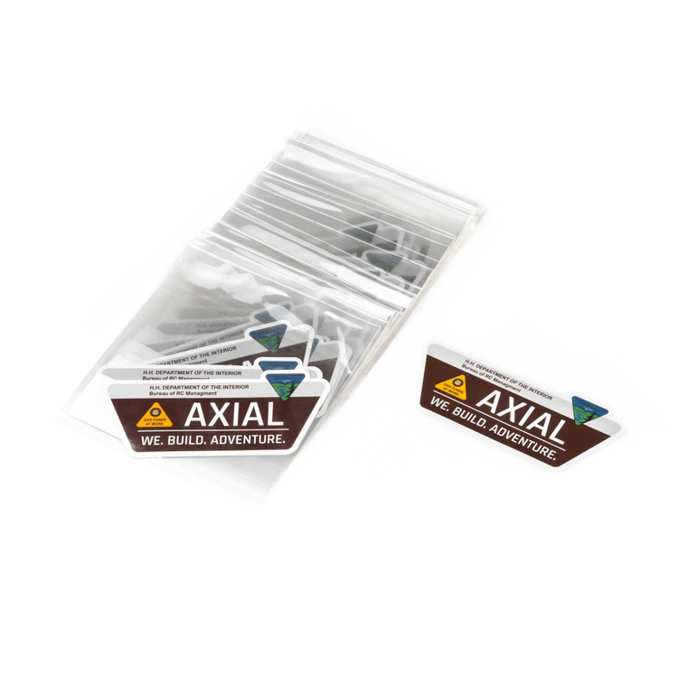Axial - Bureau of RC Management Sticker Set of 25 - -2460