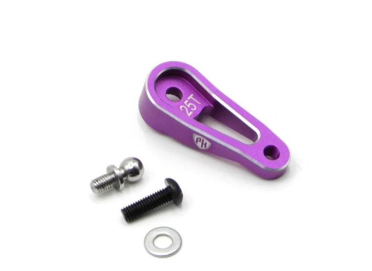 Power Hobby - Aluminum 25T Servo Horn, Purple, for MST RMX 2.5 - 6821PURPLE