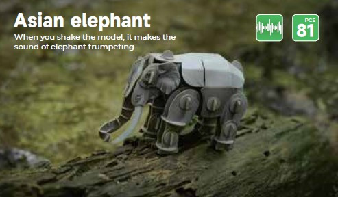 Make Bug - Voices of Nature, Asian Elephant - D0018