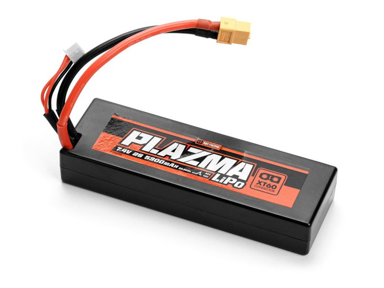 HPI Racing - Plazma 7.4V 5300mAh 40C LiPo Pack 39.22Wh - XT60 - 160794
