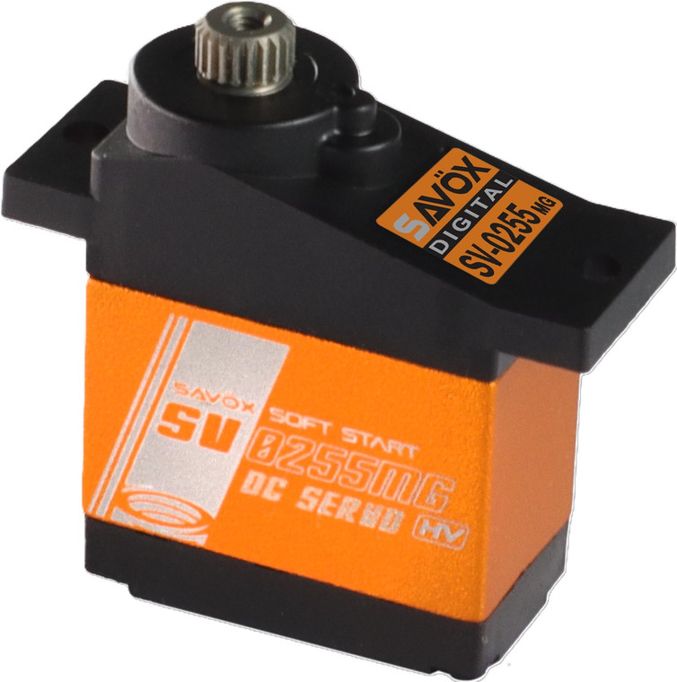 Savox - High Voltage Standard Digital Servo .13 sec/62.5oz @ 7.4V - SV0255MG