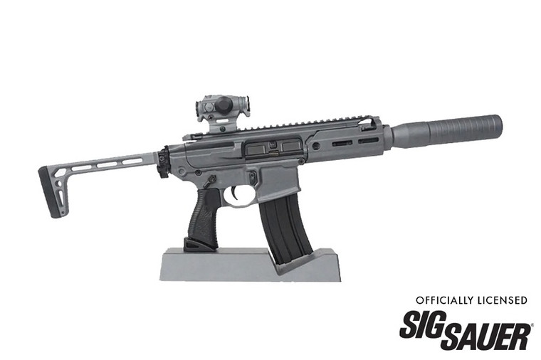 GoatGuns - 1/3 Scale Die Cast Sig Sauer MCX Model, Grey - MCX-GREY