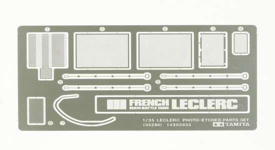 Tamiya Paint - Hobby Kits - FRENCH MBT LECLERC P/E PARTS## - 35280
