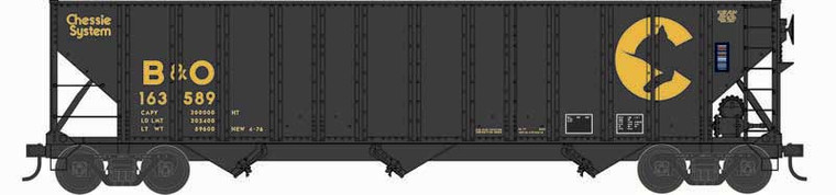 Bowser - N 100t Hopper Chessie B&O 163816 - 38222