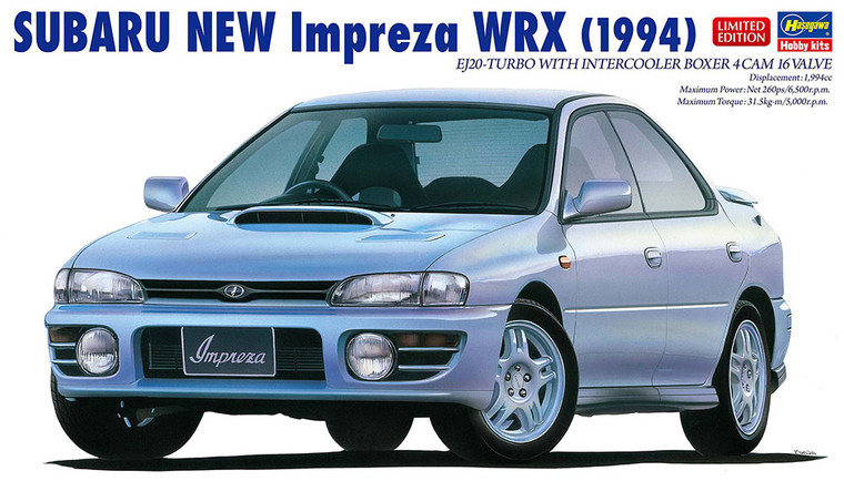 Hasegawa Models - Subaru Impreza WRX 4 Door 1:24 - 20675