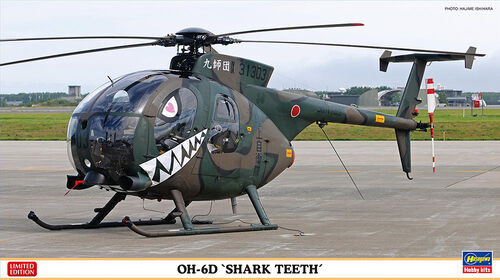 Hasegawa Models - OH6D Shark Teeth US Attack Helicopter:48 - 7531