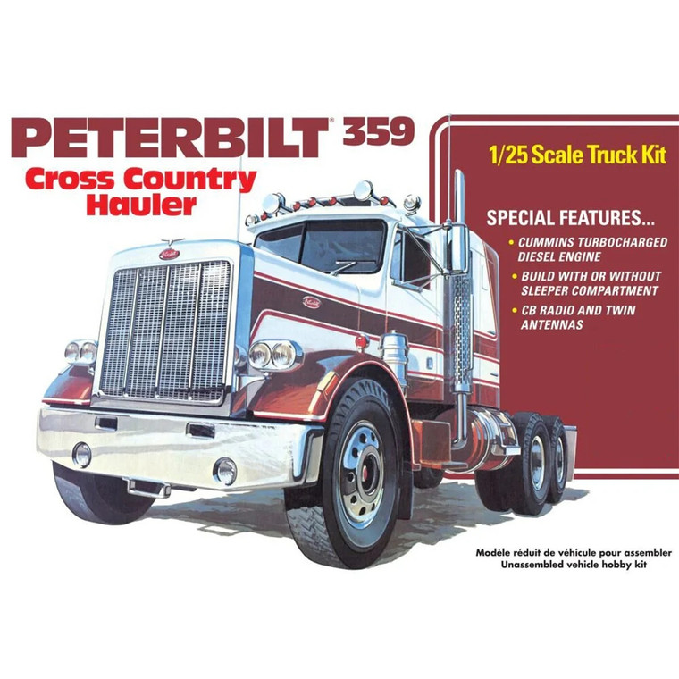 AMT-ERTL Models - Peterbilt 359 Cross Country Hauler 1:25 - 1477