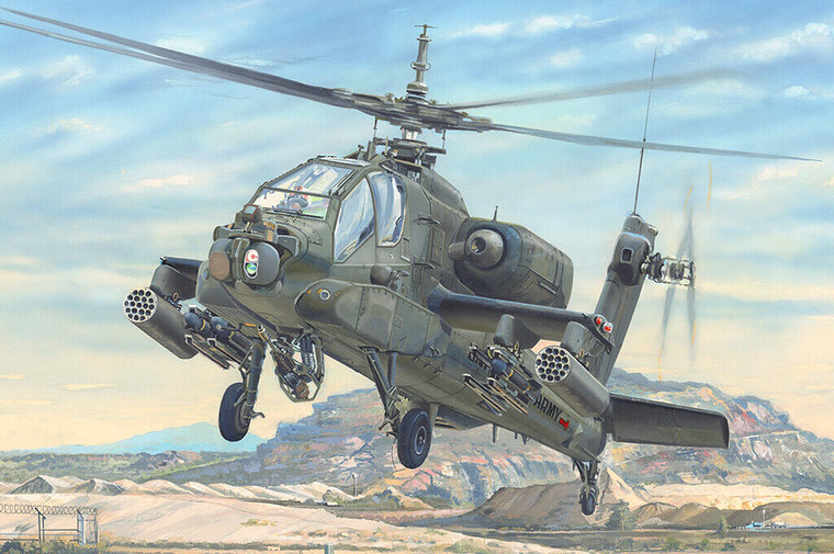 Trumpeter Models - AH-64A Apache Helicopter 1:35 - 5114