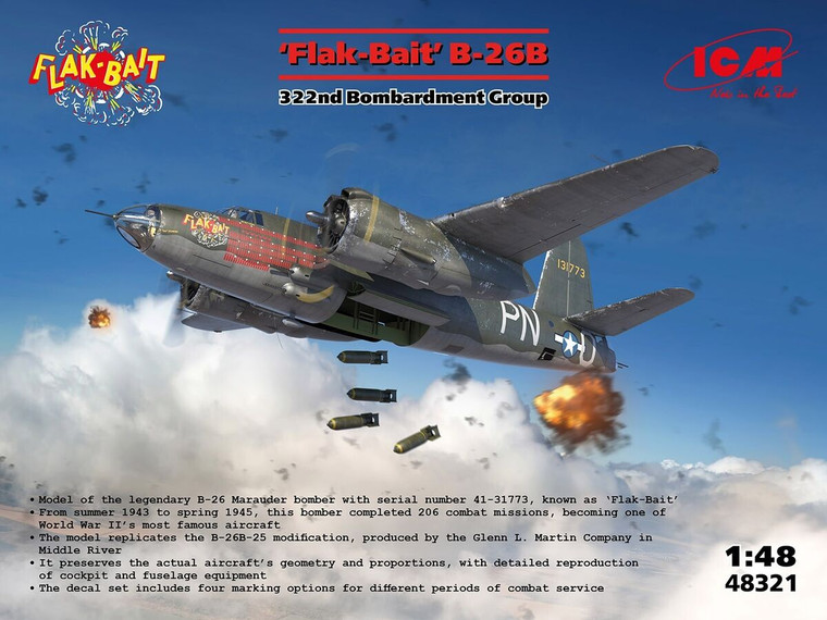 ICM Models - B-26B Marauder Flak Bait 1:48 - 48321