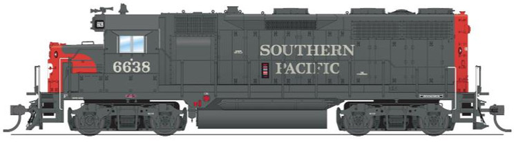 Broadway Limited - HO GP35 Southern Pacific#6638 DC/DCC/Snd - 8933