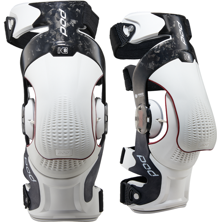 Pod - K8 3.0 Knee Brace Carbon (pr) Carbon/white 2x - K830-CLT-PR-2X Pod - K8 3.0 Knee Brace Carbon (pr) Carbon/white 2x - K830-CLT-PR-2X