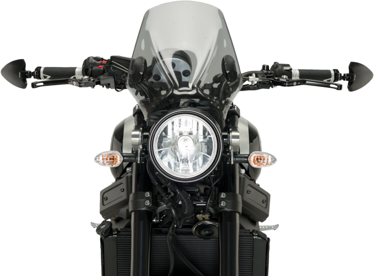 Puig - Handlebar End Folding Mirror Right Black - 20859N