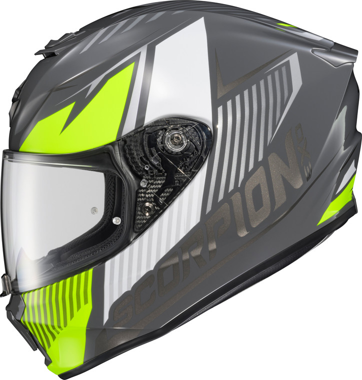 Scorpion Exo - Exo-r330 Full-face Helmet Hawker Hi-viz Lg - 33-1125