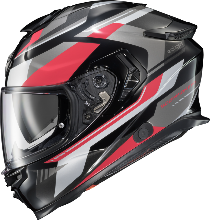Scorpion Exo - Exo-eclipse Full Face Helmet Lunar Red/white/black 2x - ECL-1137