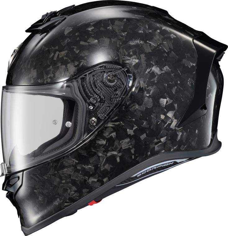 Scorpion Exo - Exo-r1 Air Full Face Helmet Carbon Onyx Gloss Black Lg - R1C-2005