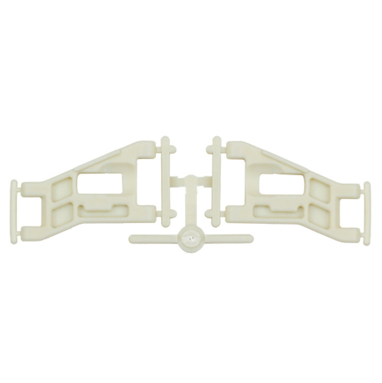 Team Associated - RC10 Front Wide Suspension Arms, White - 6204