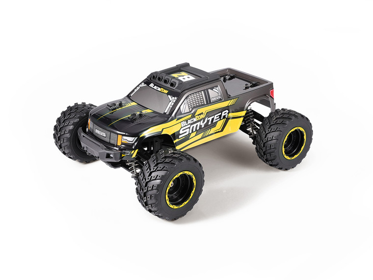 BlackZon - Smyter MT 1/12 4WD Electric Monster Truck - Yellow, RTR - 540225 BlackZon - Smyter MT 1/12 4WD Electric Monster Truck - Yellow, RTR - 540225