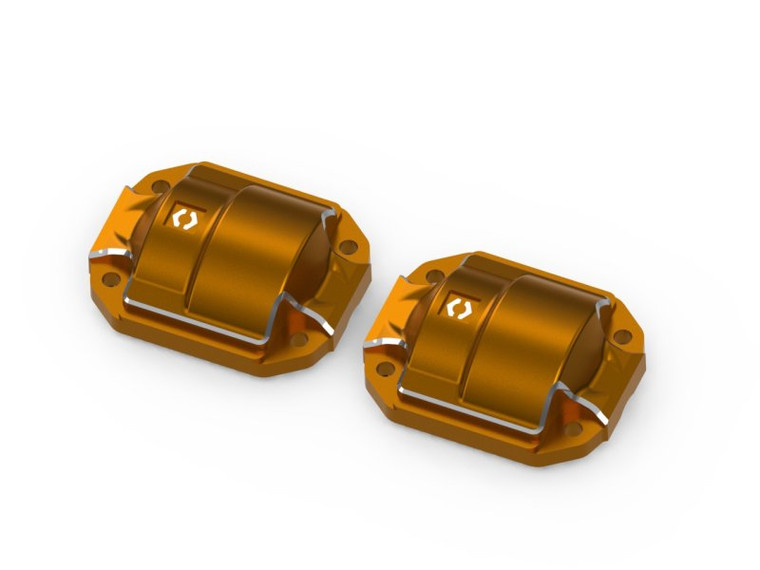 HPI Racing - Aluminum Diff Cover (Orange / 2pcs), for Venture18 - 161143