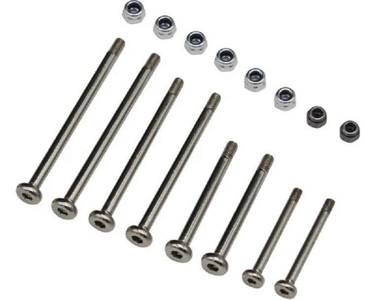 Hot Racing - Hardened Chrome Plated Steel Hinge-Pin, for Slash / Rustler - STE1568E08
