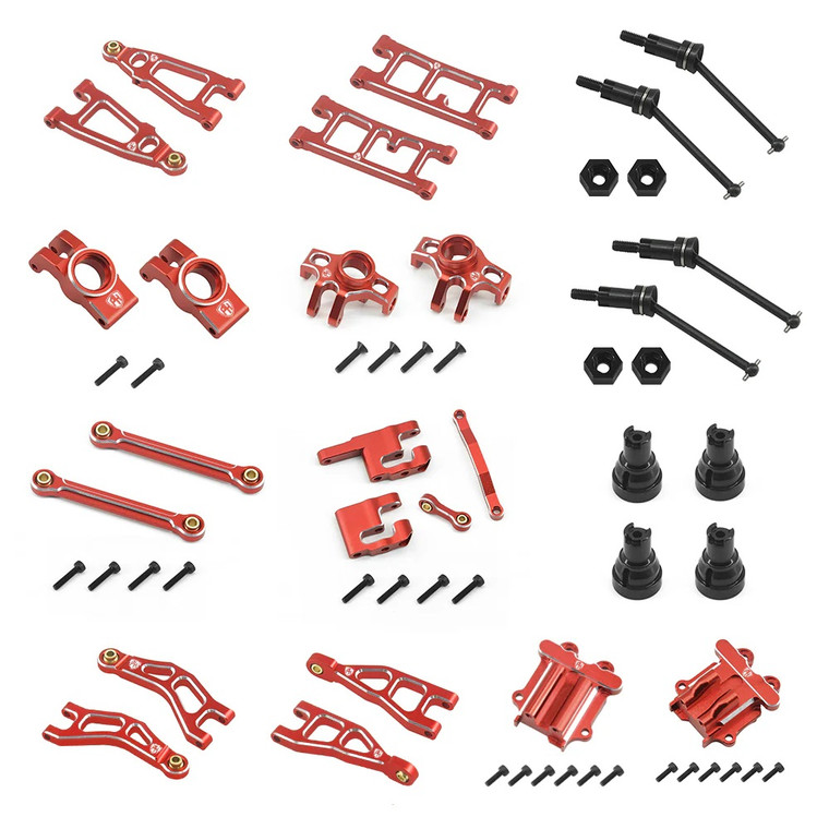 Power Hobby - Aluminum Upgrade Conversion Kit, Red, for Arrma Mojave - 6999RED
