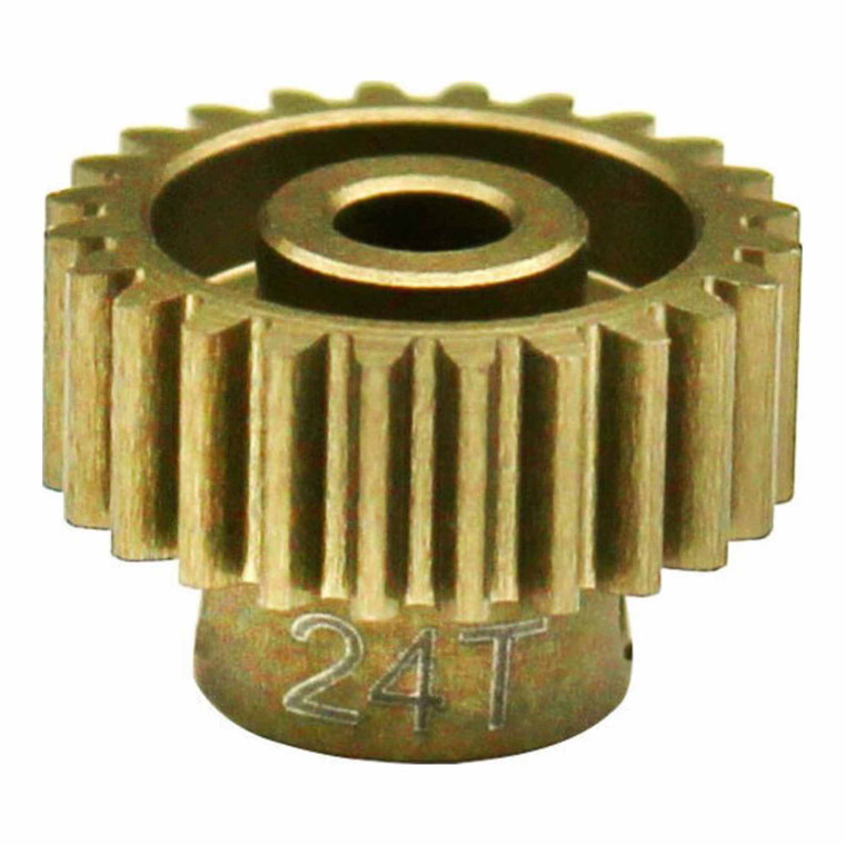 Hot Racing - 24t 48p Hard Anodized 7075 Pinion Gear - HRG4824