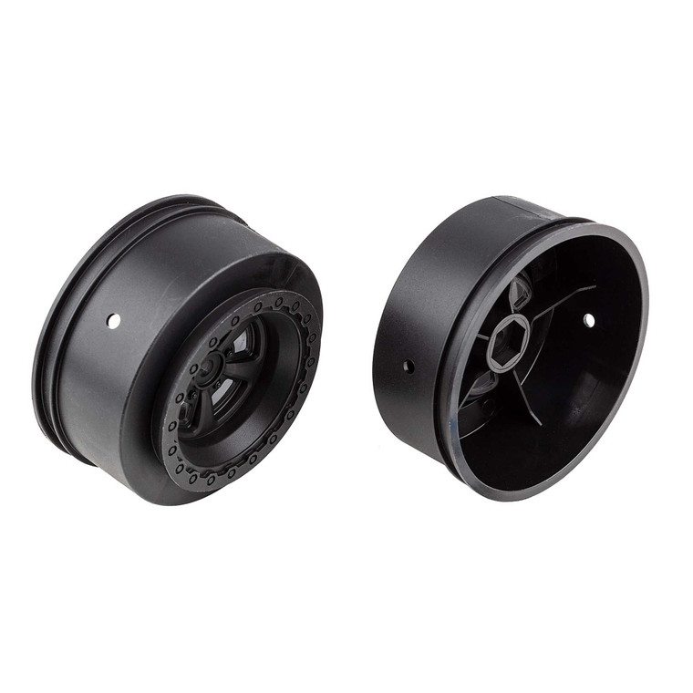 Team Associated - DR10 Drag Rear Wheels, black - 71078 Team Associated - DR10 Drag Rear Wheels, black - 71078