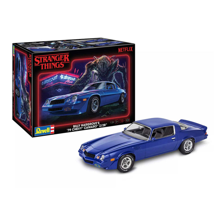 Revell Monogram - 1/24 Billy Hargrove's '79 Camaro Z/28 - Stranger Things - 145609090 Revell Monogram - 1/24 Billy Hargrove's '79 Camaro Z/28 - Stranger Things - 145609090